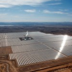Sonnenkraftwerk in Marokko bei Ouarzazate