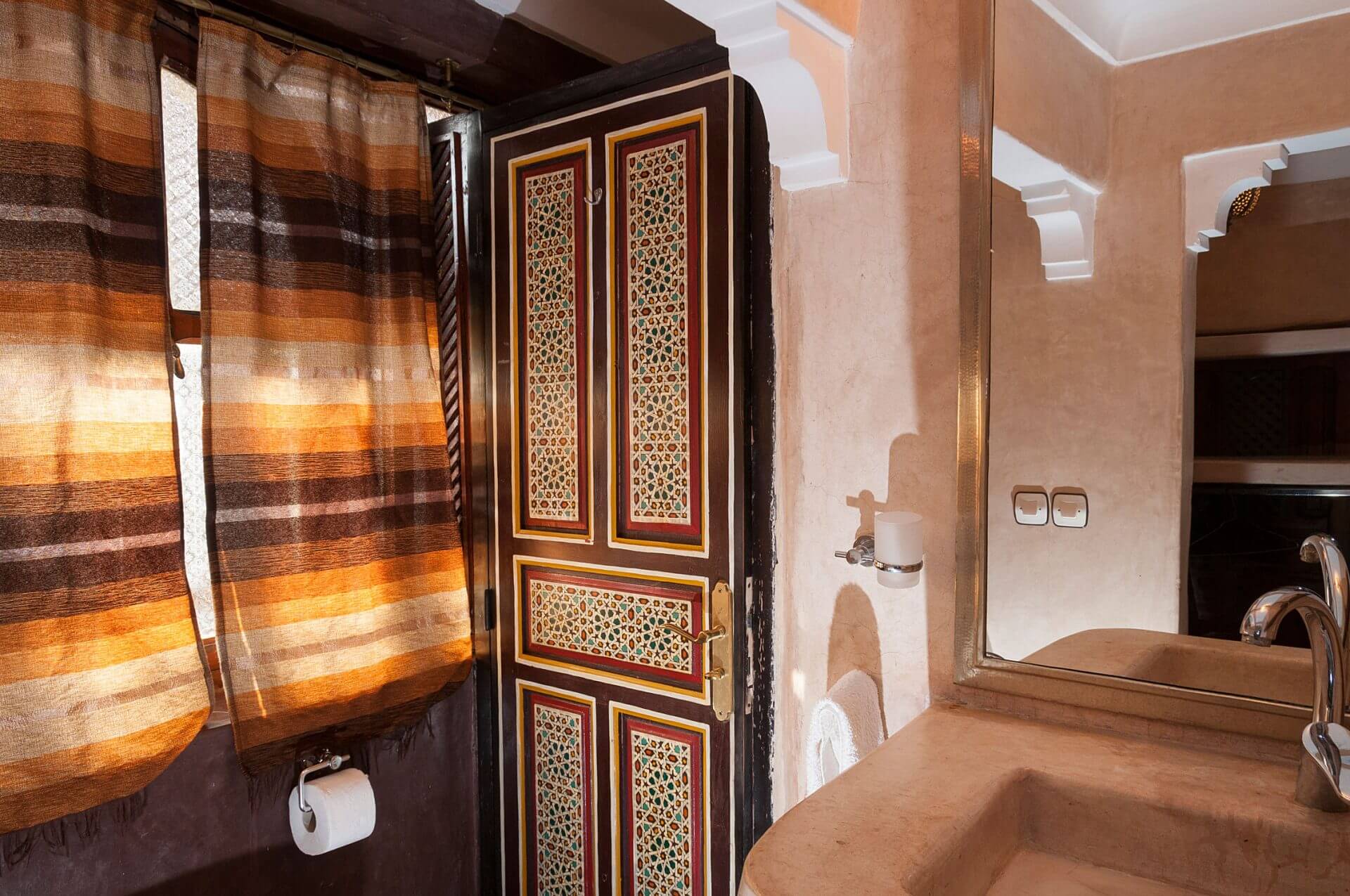 Badezimmer im Riad Hotel in Marrakesch - Hotel in Marrakesch