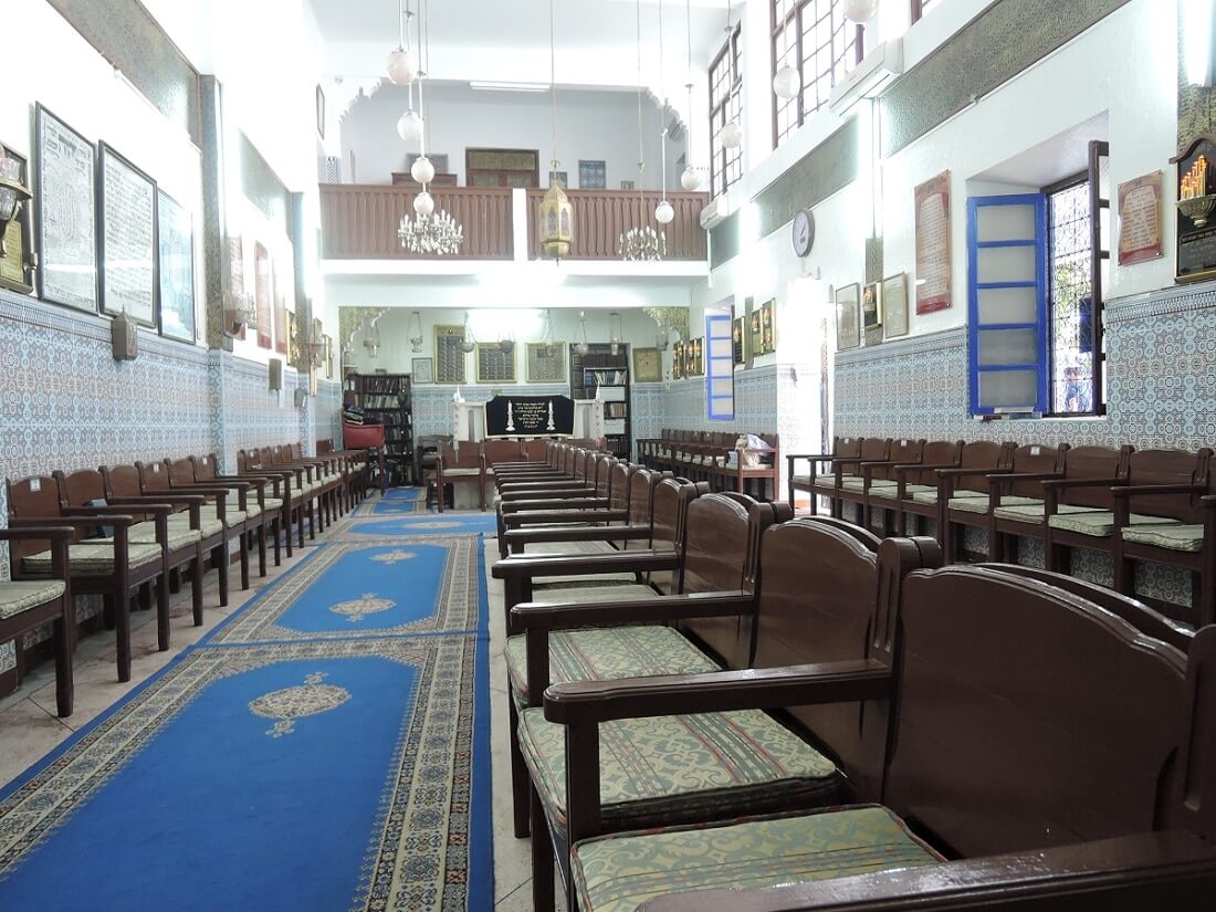 Synagoge in der Mellah von Marrakesch