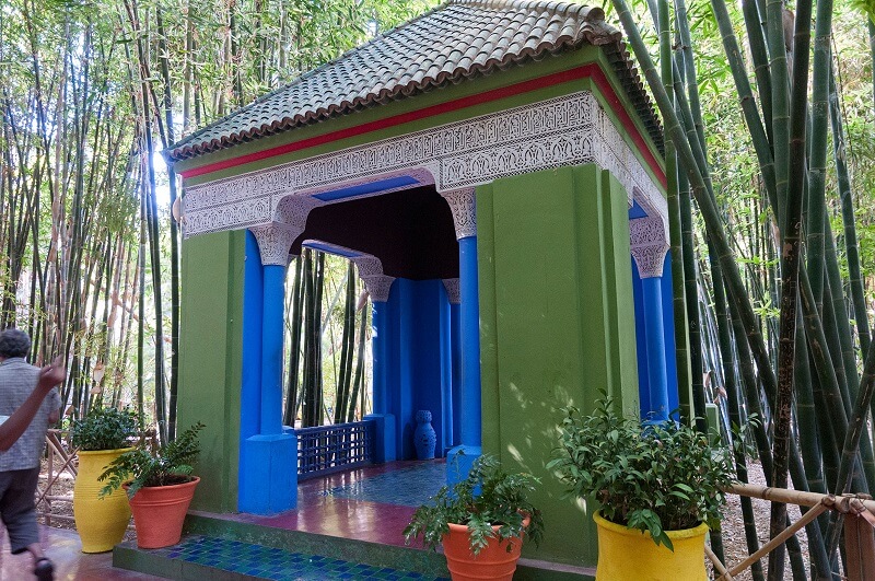 Mit dem Hotel La Maison Nomade zum Jardin Majorelle in der Neustadt von Marrakesch