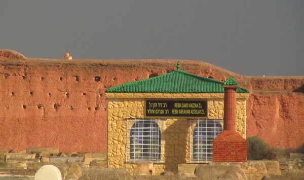 Marrakesch Urlaub Tipps - der Pavillon im Jüdischen Friedhof