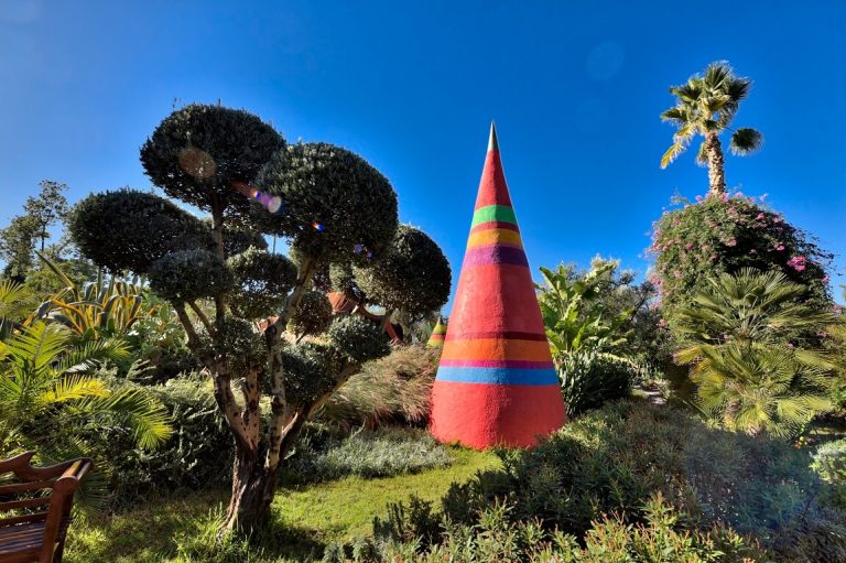 bunter Zipfel im Garten