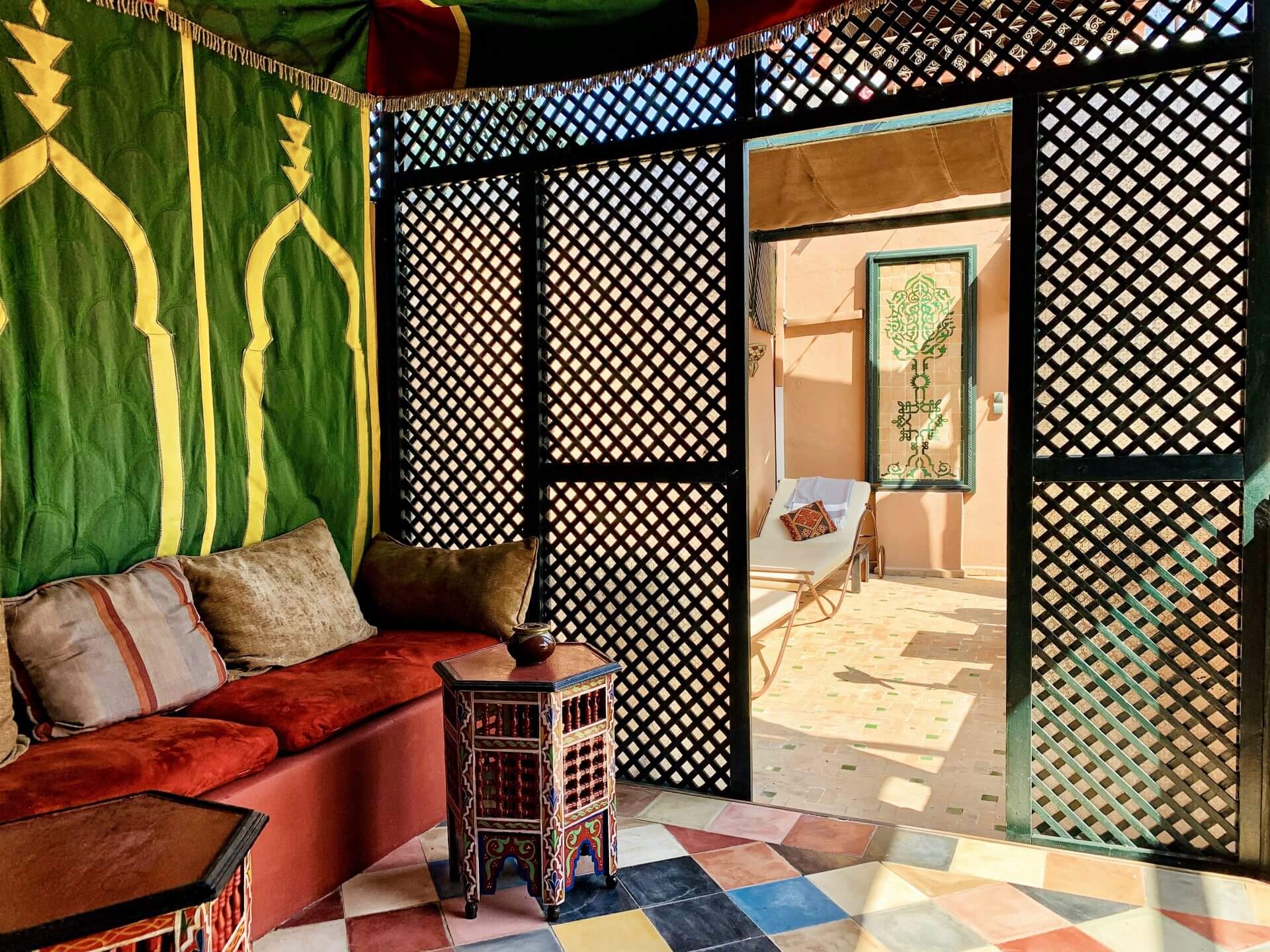 Marokkanische Terrasse