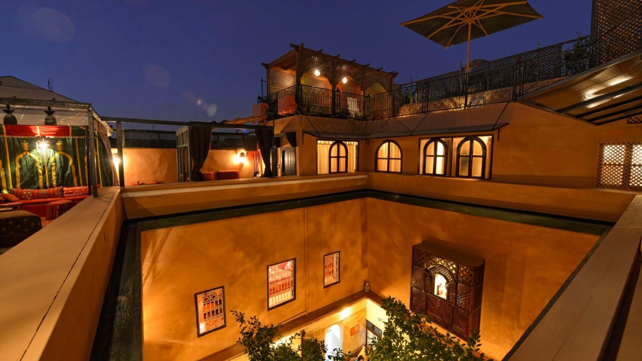 Dachterrasse Riad La Maison Nomade Dachterrasse Riad Marrakesch