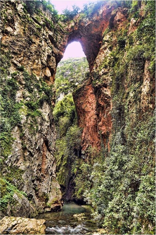 Die Brücke Gottes in Akchour