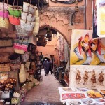 Altstadtviertel in marrakesch