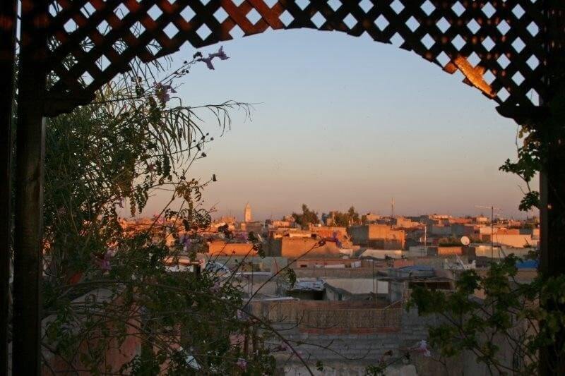 Dachterrasse in Marrakesch Ein guten Platz für Ihre Städtereise nach Marokk, die Dachterrasse im Riad La Maison Nomade – Ansicht 4