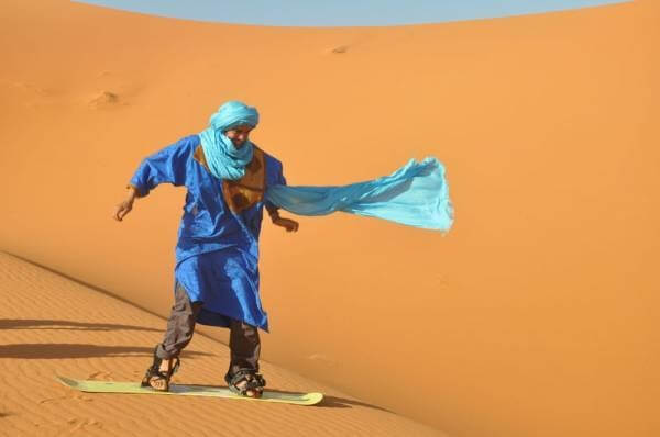 Duenensurfen in marokko