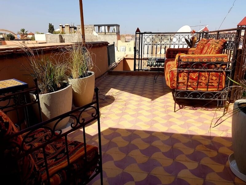Dachterrasse in Marrakesch – Ansicht 2