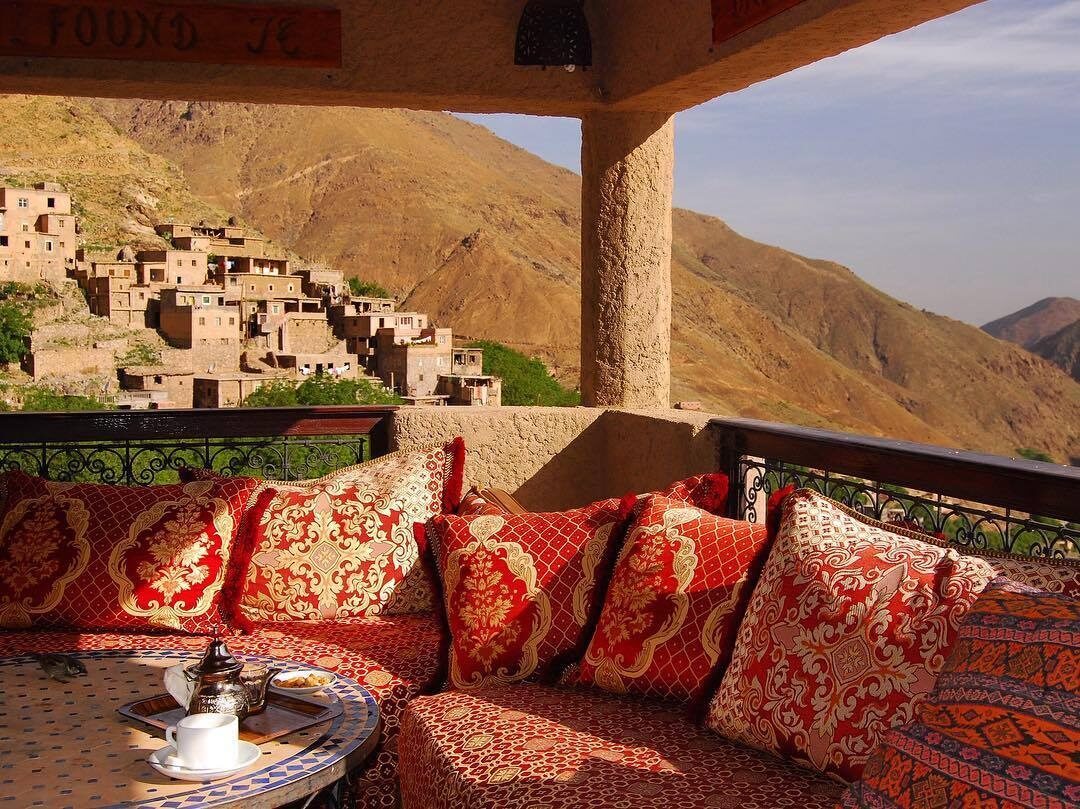 Kasbah dü Toubkal, zwischen Asni und Imlil/Toubkal Kasbah du Toubkal