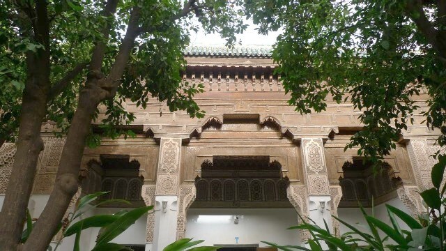 Bahia Palast im Kasbah-Viertel Der Bahia Palast in Marrakesch